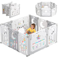 Baby Playpen Foldable 10-Panel Playard for Babies and Toddlers - Safe