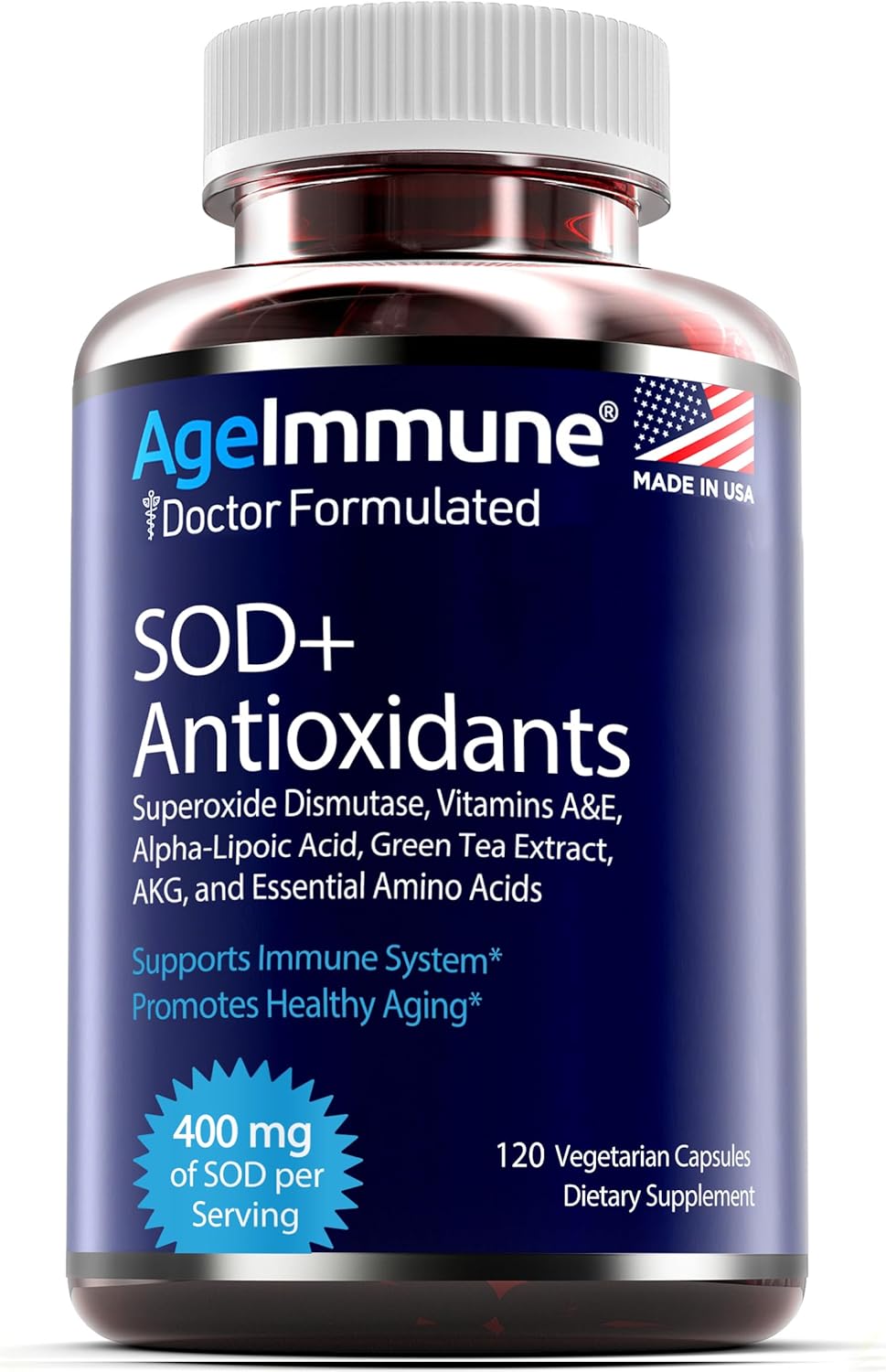 SOD Antioxidants Complex for Healthy Aging and Immune Support