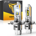 H4/9003/HB2 Light Bulbs 50,000LM 6500K Cool White - Ultra Bright