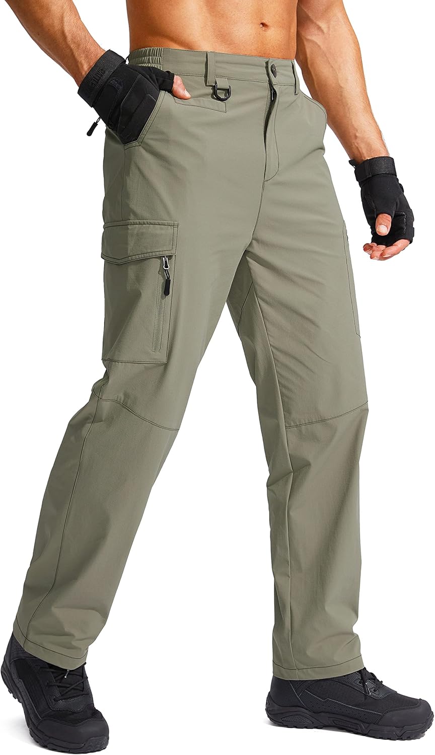 G Gradual Men's Hiking Cargo Pants Lightweight Quick Dry Tactical