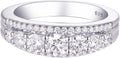Newshe 925 Sterling Silver Eternity Ring for Women Elegant Design