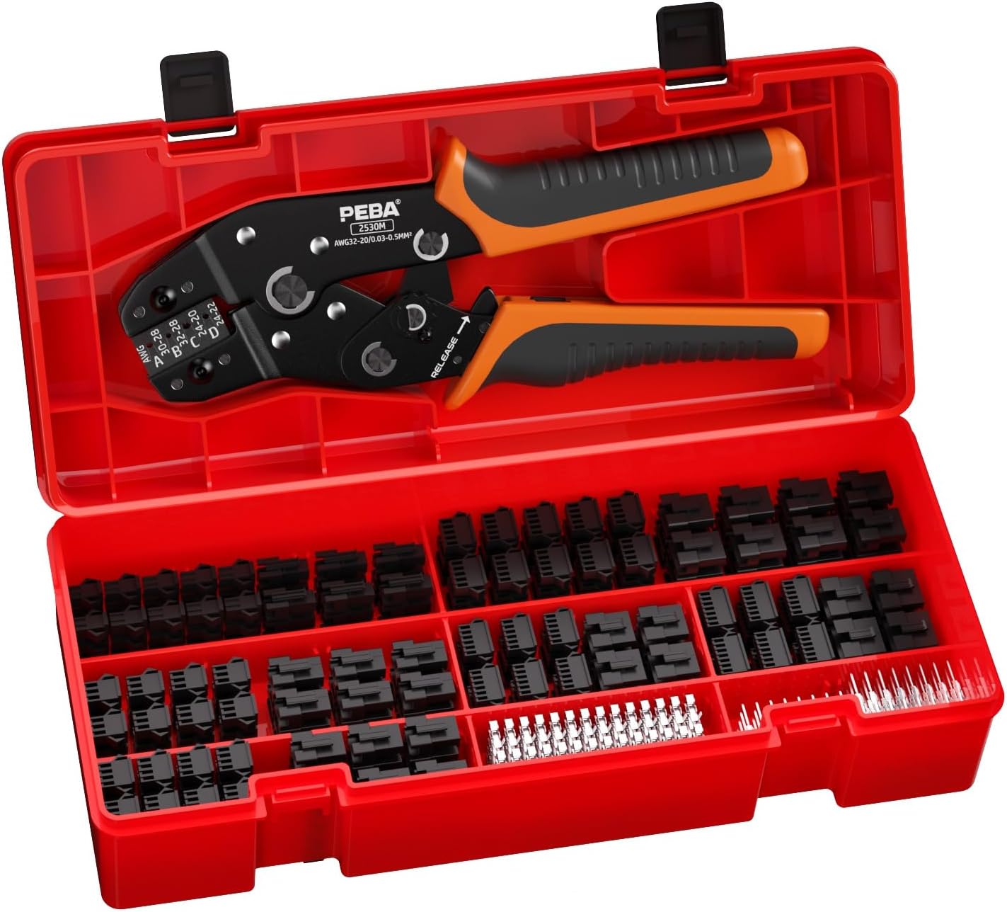 PEBA Crimping Tool and JST Connector Kit for DIY Electronics