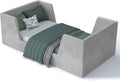 Toddler Bed Floor Bed Frame with Guard Rails - Low to Floor Safety
