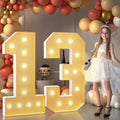 Light Up 13th Birthday Decorations for Girls and Boys Parties