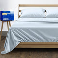 THREAD SPREAD California King Cotton Bed Sheets Set - 1000 TC Light