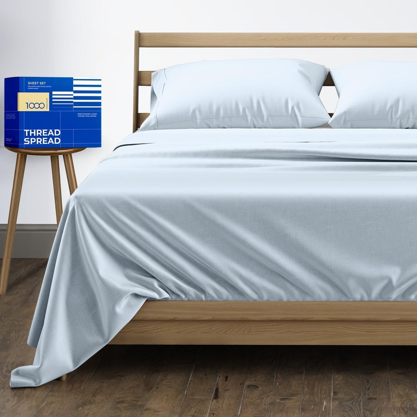 THREAD SPREAD California King Size Cotton Bed Sheets Set Review
