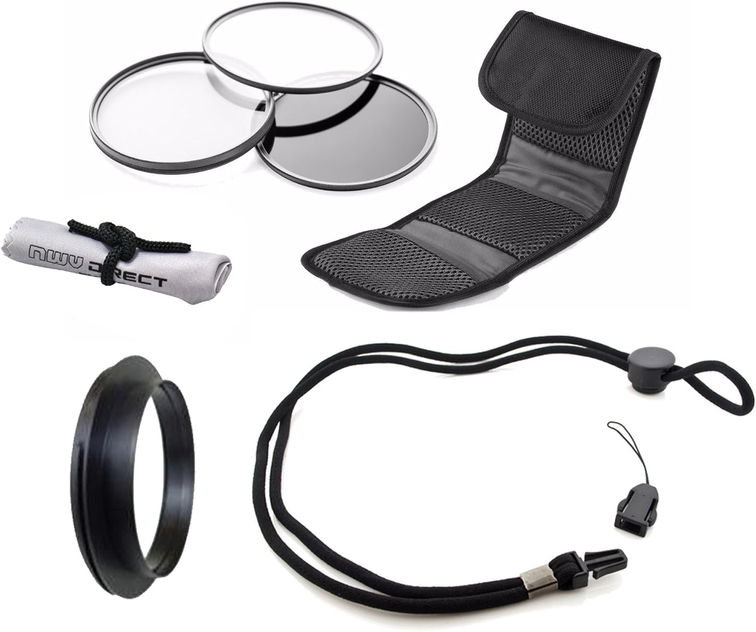 High Grade Multi-Coated 3 Piece Lens Filter Kit for Panasonic