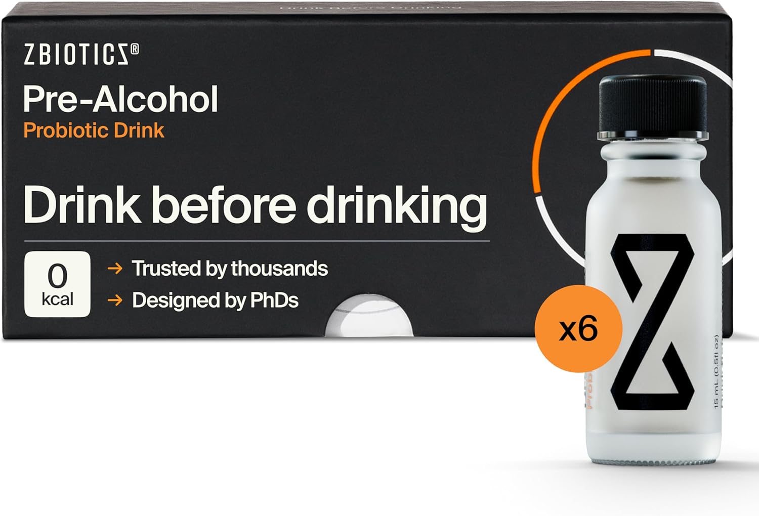 ZBiotics Probiotic Drink for Better Mornings After Drinking