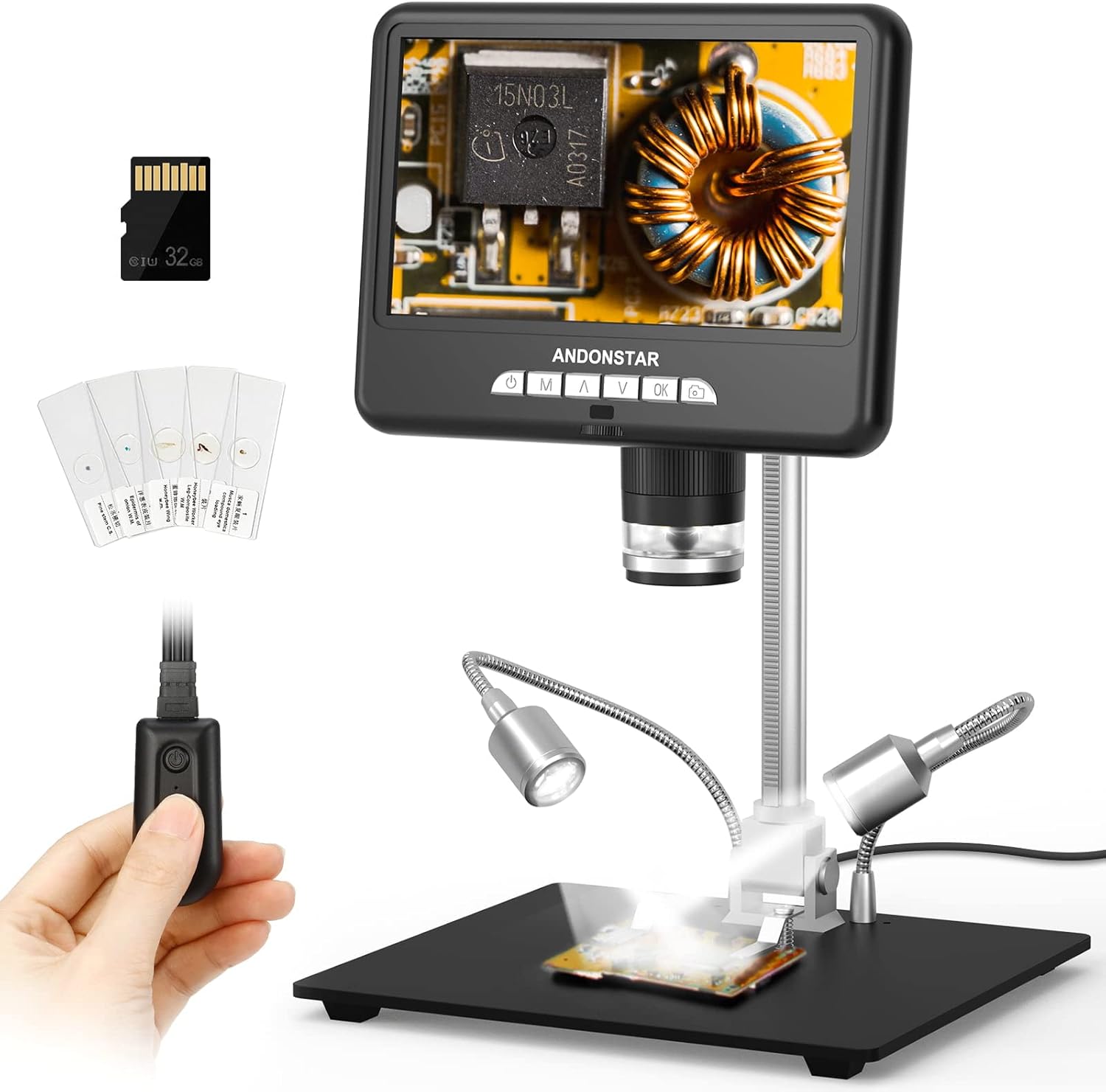 Andonstar HDMI Digital Microscope AD207S-Pro for Precision Work