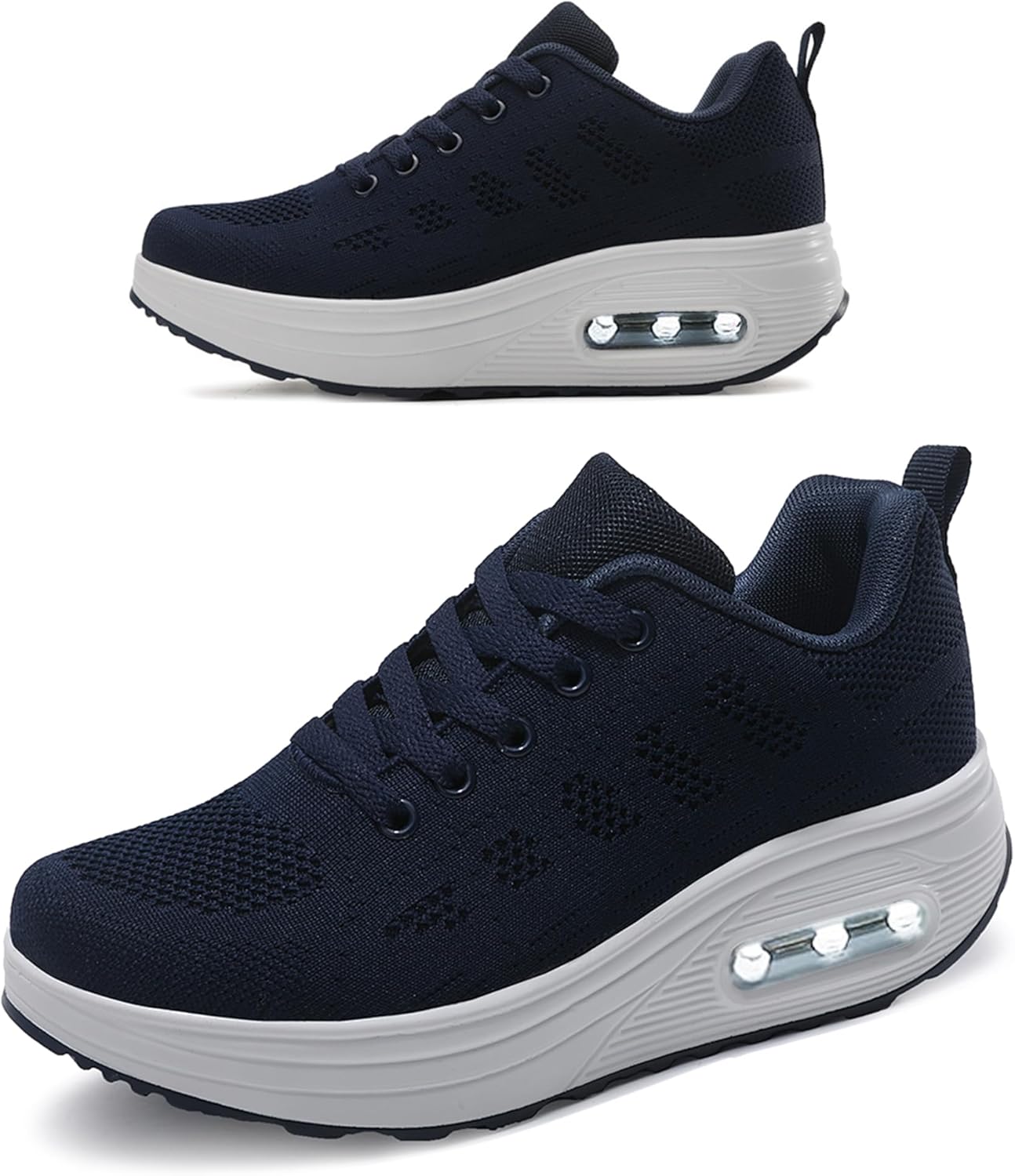 RUIDENG Platform Sneakers for Women with Air Cushion Comfort