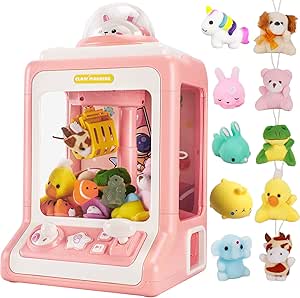 Mini Claw Machine for Kids - Fun Arcade Game with Plush Toys