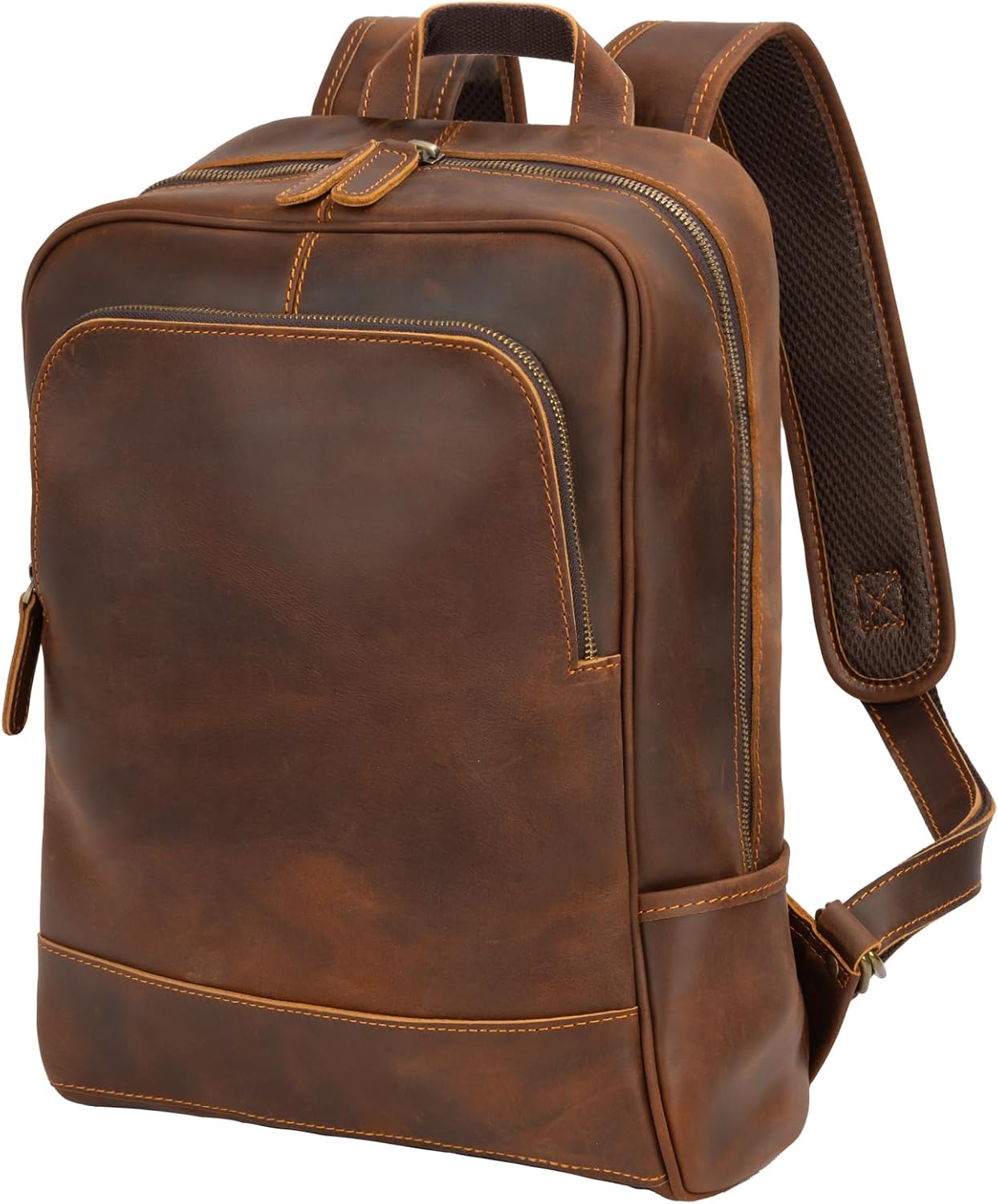 Leather Backpack for Men 15.6 in Laptop - Top-Grain Leather