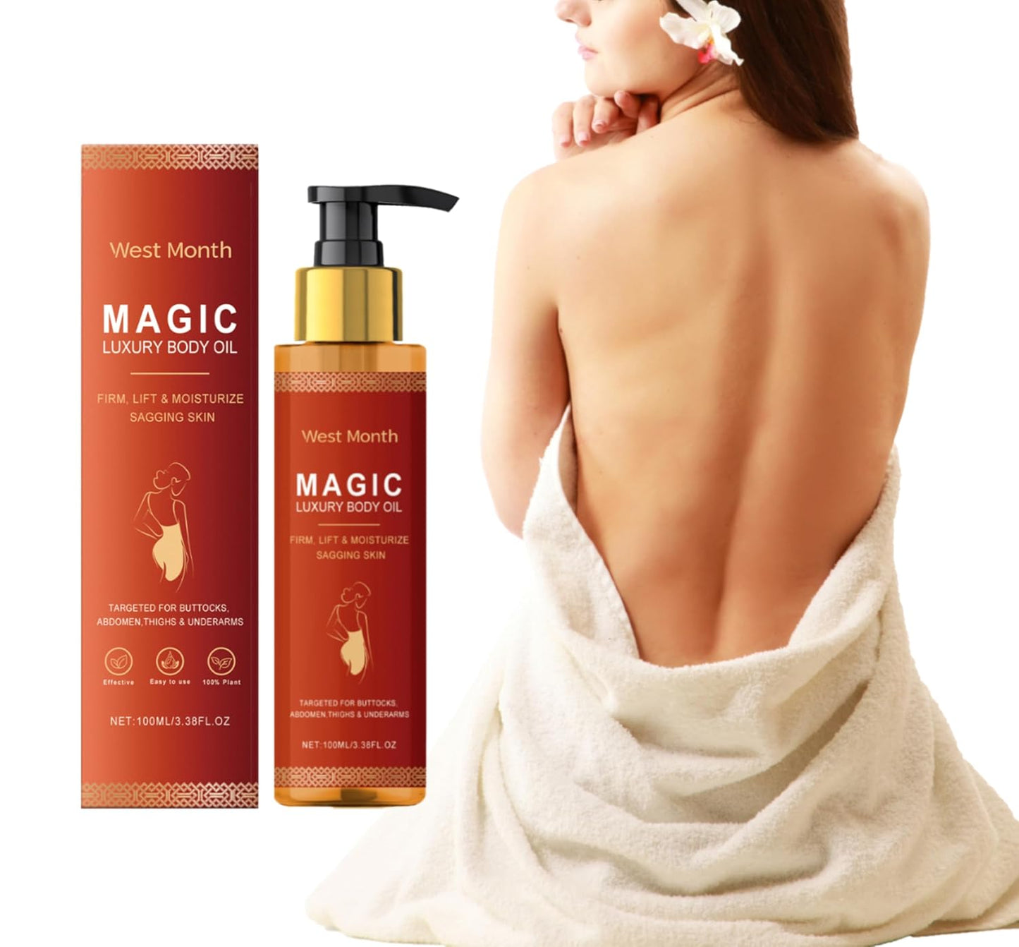 Magic Body Firming Oil - Luxury Hydrating Skin Tightening Oil