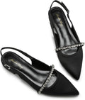 Elisabet Tang Women Slingback Rhinestone Pointed Toe (Style 17HC)