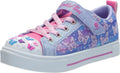 Girl's Twinkle Sparks Ombre Flutter Sneaker - Glitter Light-Up Style