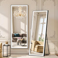 72x28 Full Length Mirror with Dimmable 3 Color LED Light - Distortion