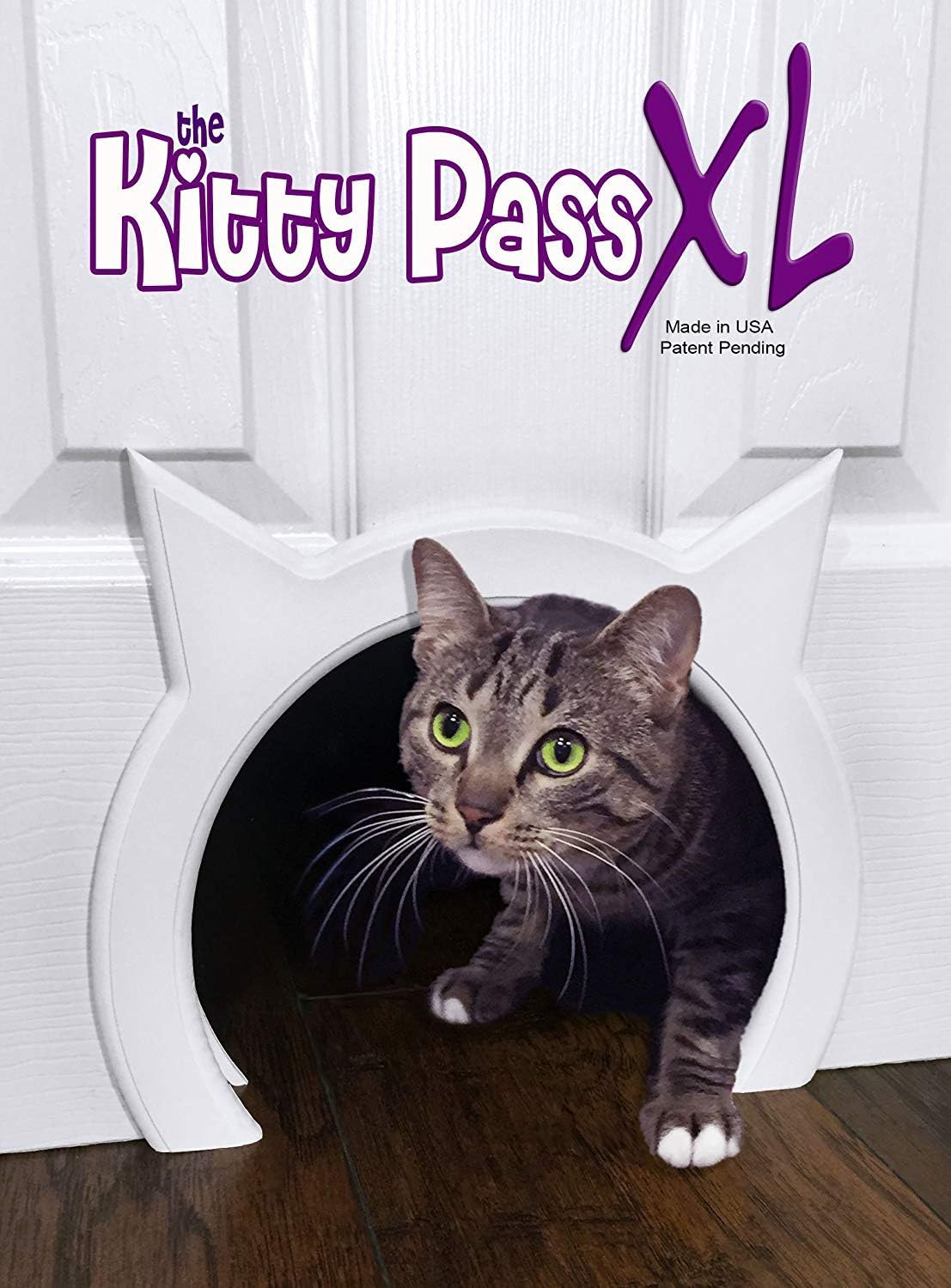 XL Cat Door for Interior Door - Safe and Stylish Kitty Access