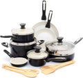 GreenPan Rio 16 Piece Cookware Set - Durable Ceramic Nonstick