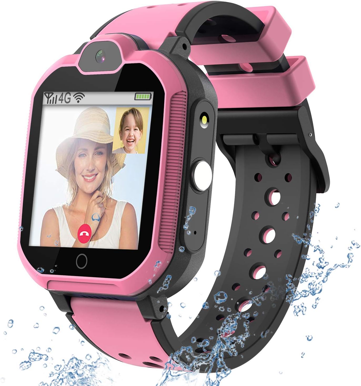 4G GPS Kids Smartwatch - GPS Locator, 2-Way Call, Camera, SOS, WiFi, Pedometer!