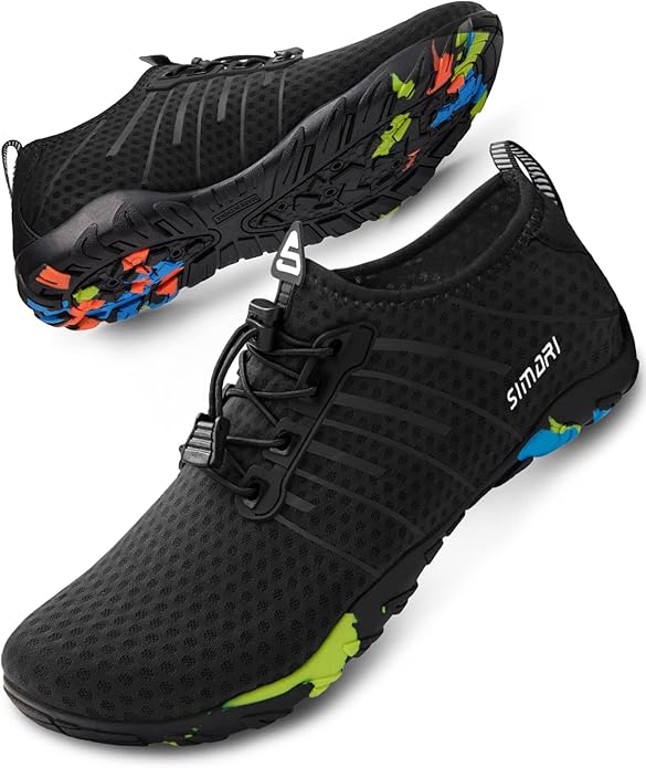 SIMARI Water Shoes for Swim Beach Pool Quick Dry Barefoot Fun