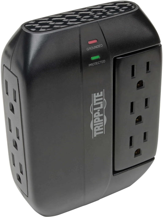 Tripp Lite Swivel6 Surge Protector - Rotatable Outlets, Lifetime Warranty