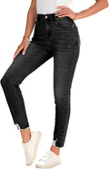 SHEWIN Women's Ripped Shaping Skinny Jeans High Waisted Stretch