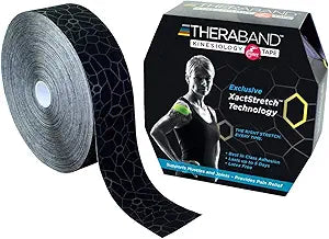 THERABAND Kinesiology Tape with XactStretch for Perfect Application