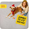 IMPROVIA Extra-Large Waterproof Dog Mat 72x72 - Heavy Duty Floor