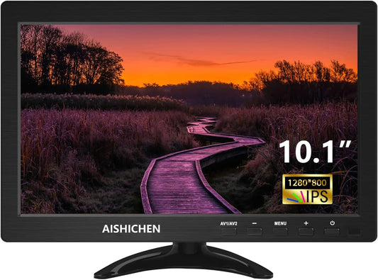 10.1 Inch Small Monitor with Built-in Speakers for Versatile Use
