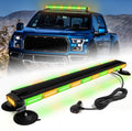 42in Emergency Flashing Strobe Light Bar with Strong Magnets - High