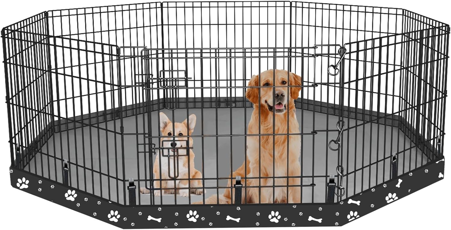 Dog Playpen Bottom Pad for 24 Inch Octagon Pet Playpen
