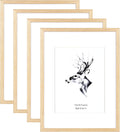 Yaetm 12x16 Picture Frame Set of 4 for 8.5x11 Photos