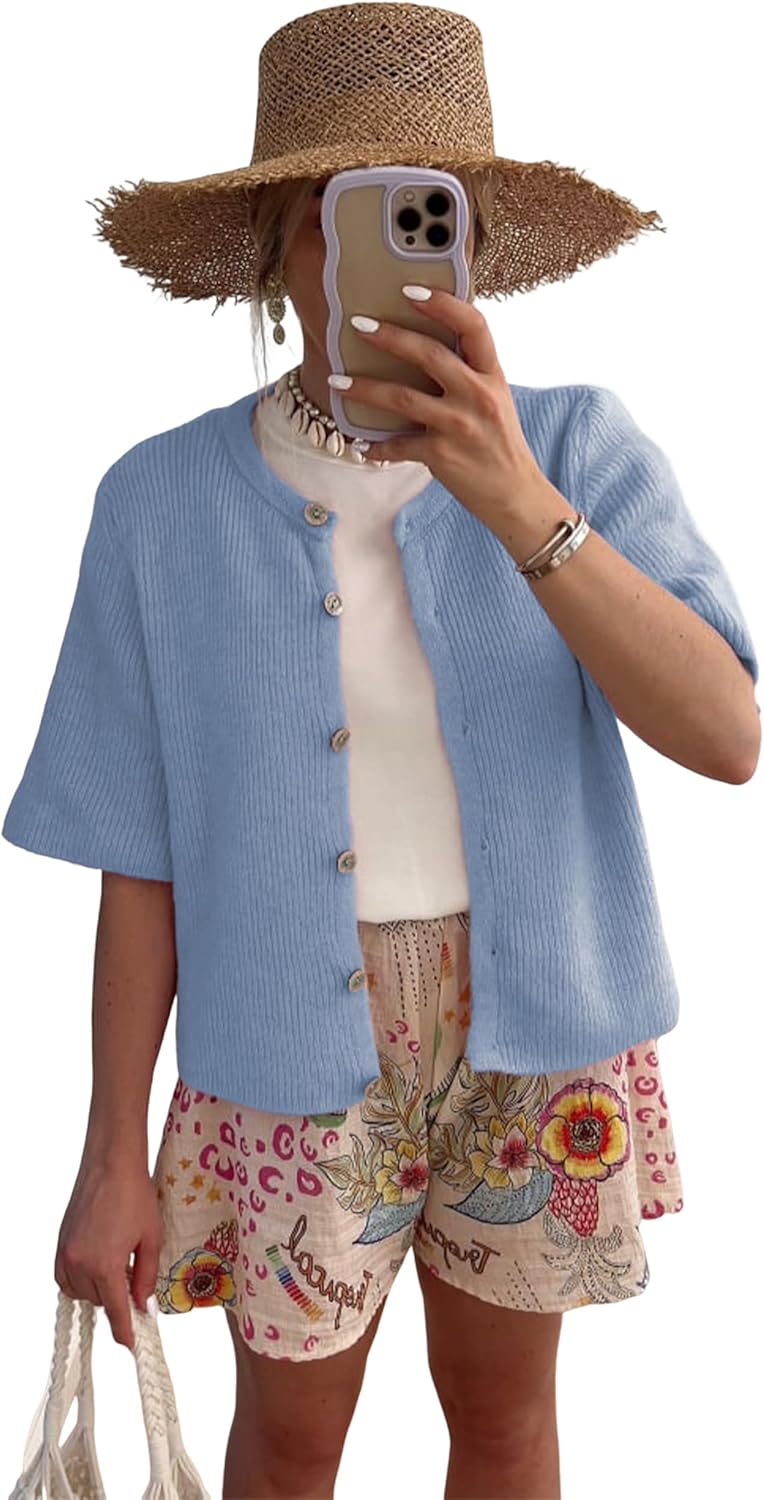 SCUSTY Women's Lightweight Cardigan for Summer Style and Comfort