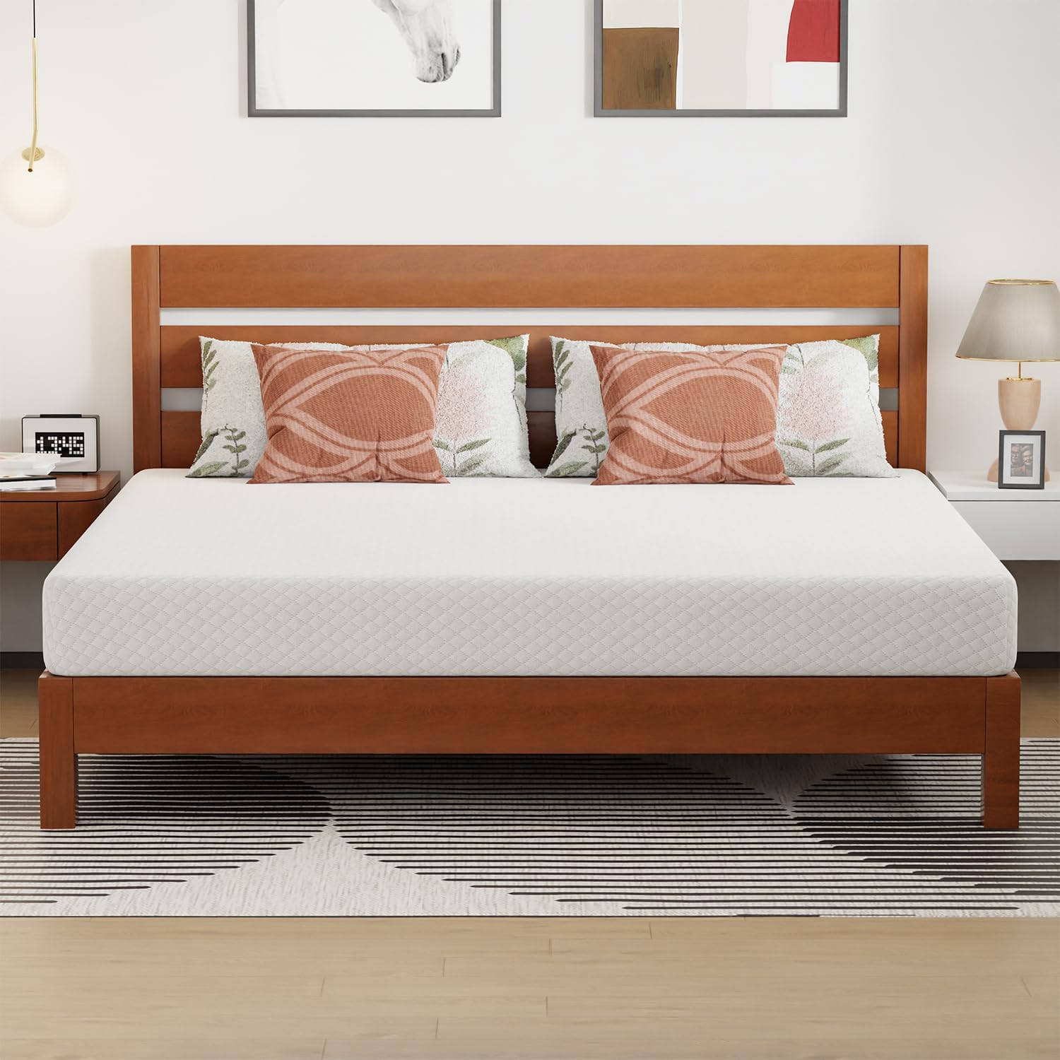 8 Inch King Mattress with Gel Memory Foam for Ultimate Comfort