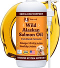 Wild Alaskan Salmon Oil for Dogs - Omega 3 Supplement for Skin