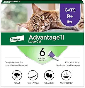 Advantage II Large Cat Flea Treatment for Cats Over 9 lbs