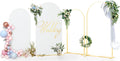 Wedding Arch Backdrop Stand and Cover Set 7.2ft & 6ft - Easy Assembly
