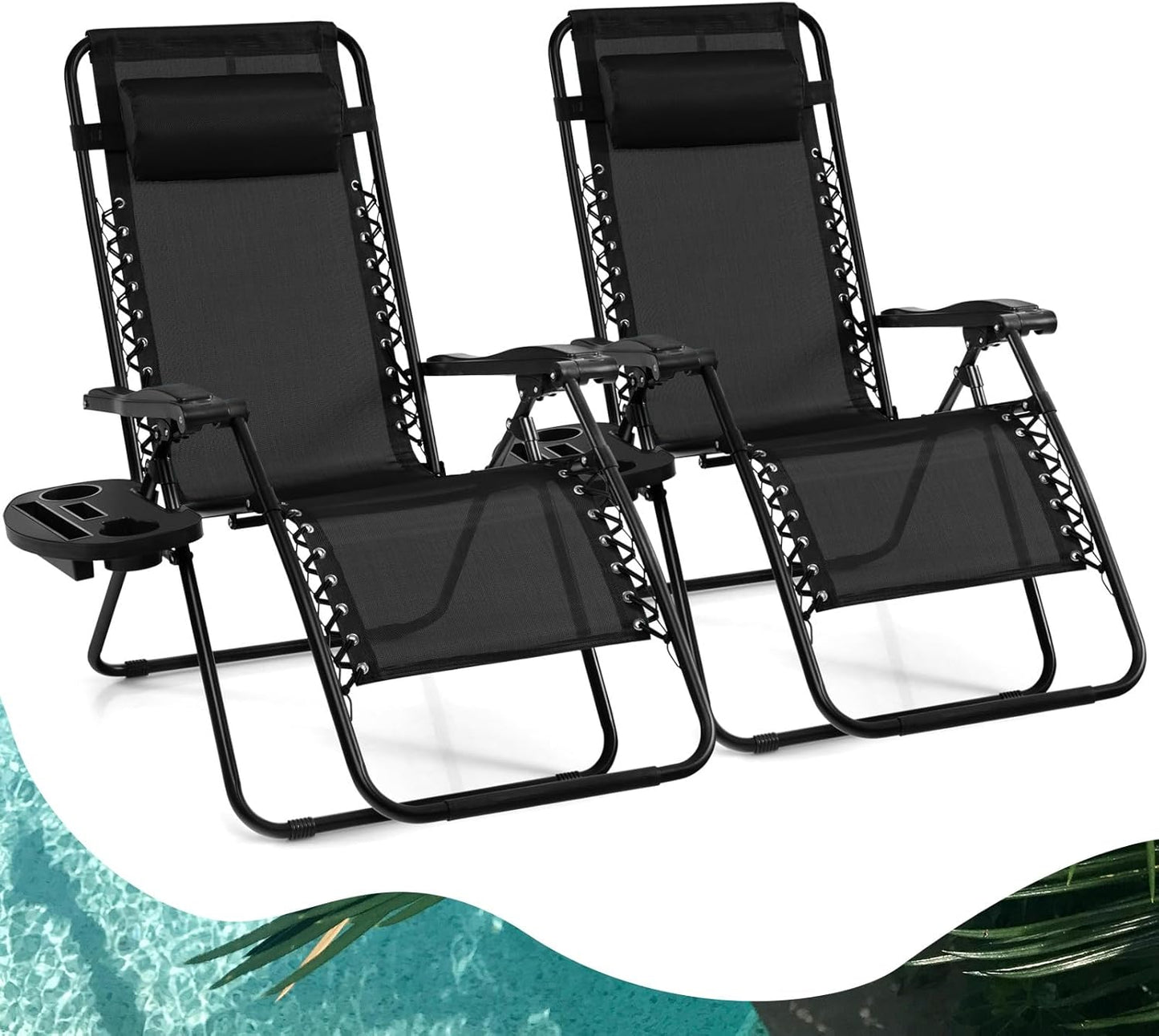 Goplus Zero Gravity Lounge Chairs for Ultimate Relaxation