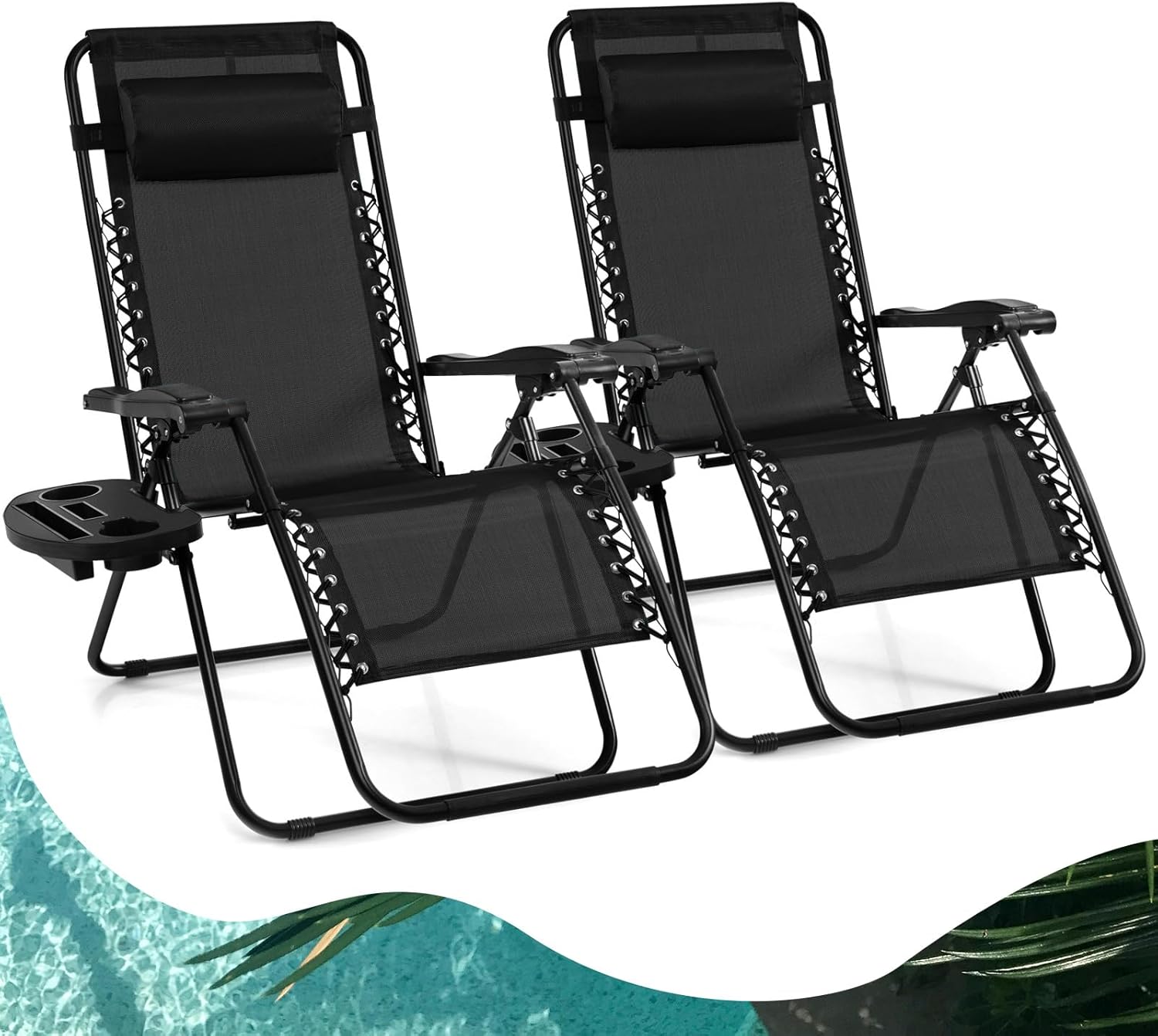 Goplus Zero Gravity Lounge Chairs for Ultimate Relaxation