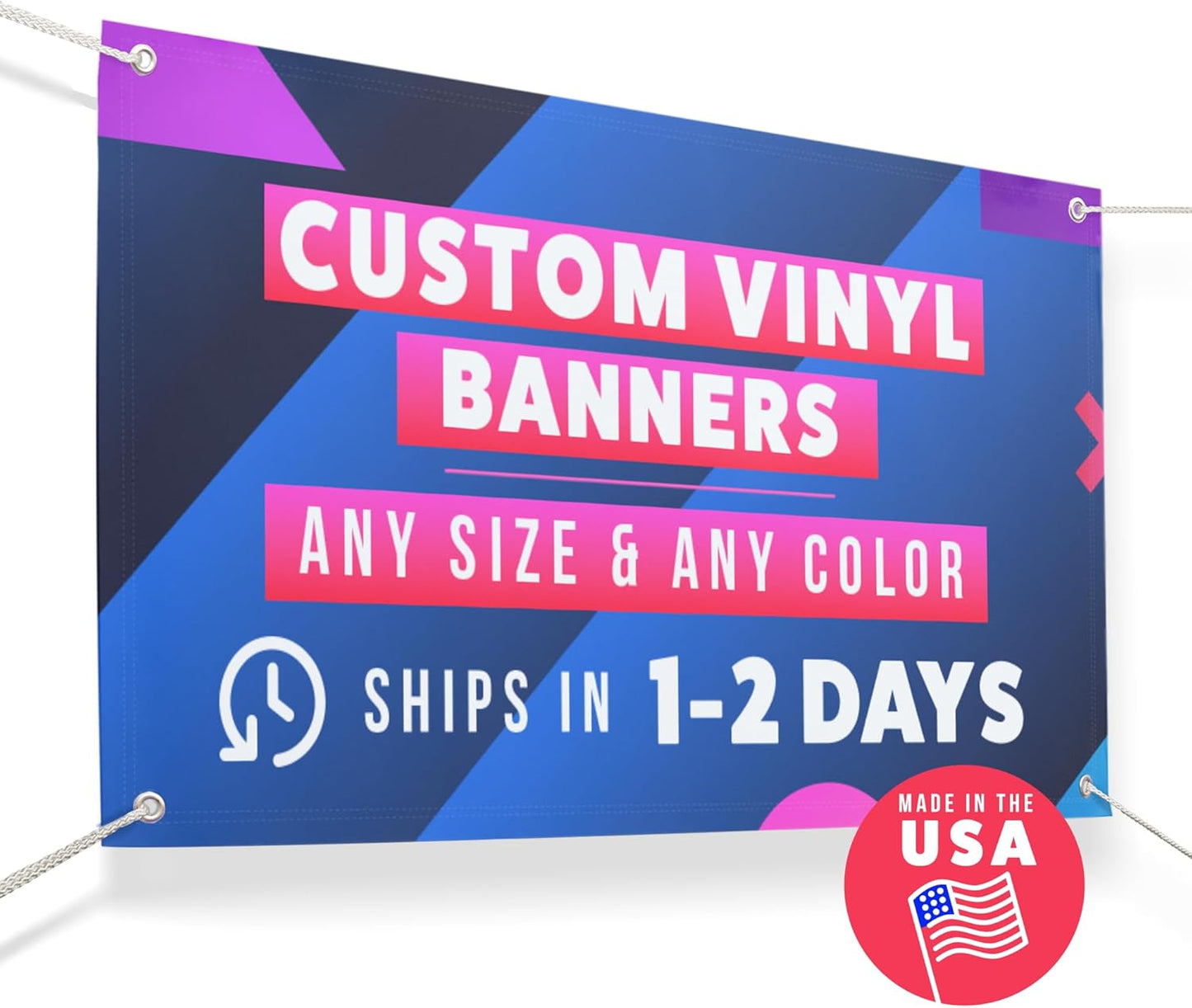 Personalized Vinyl Banner for Indoor and Outdoor Use