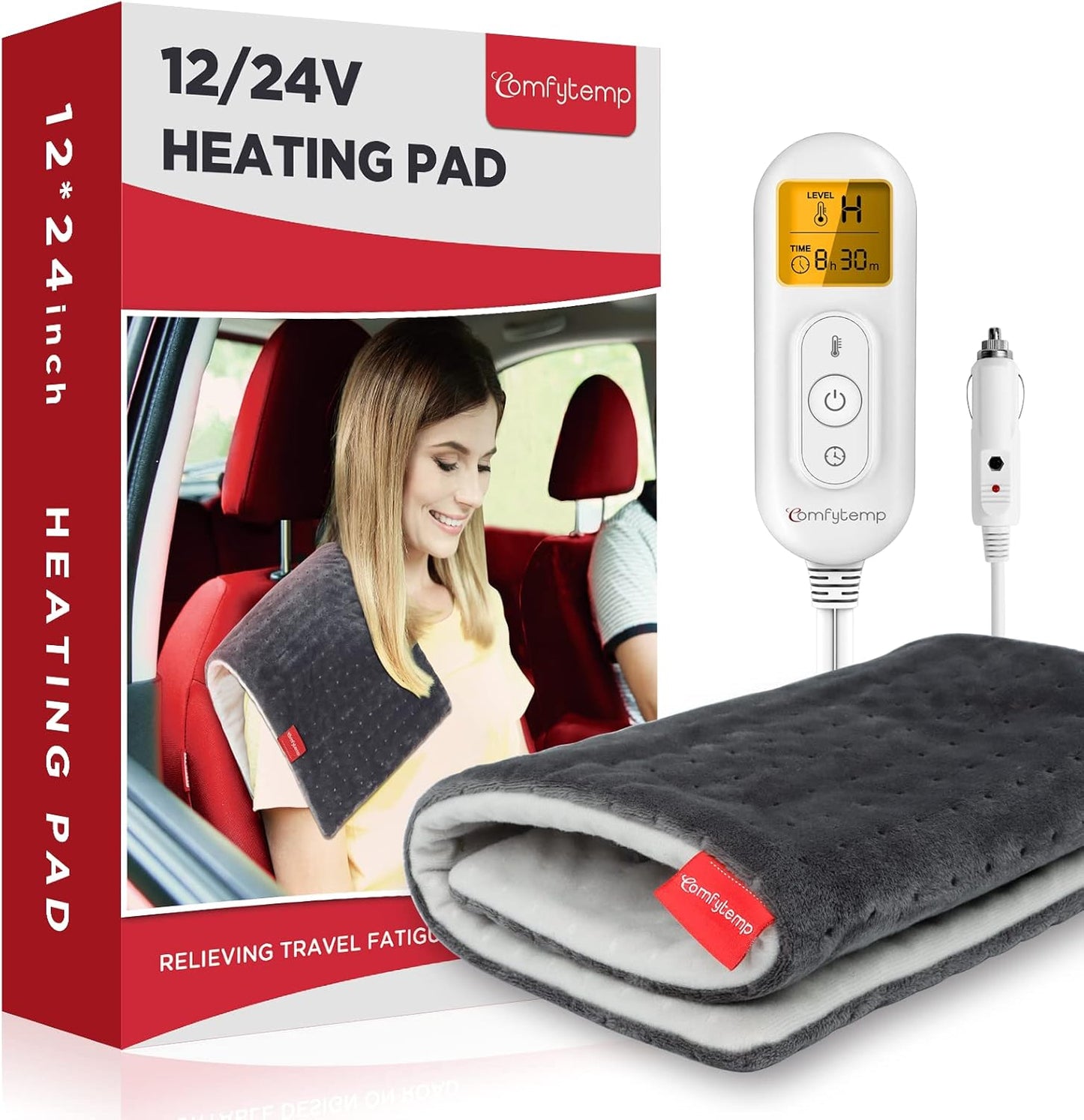 Comfytemp Car Electric Blanket: Back Pain Relief