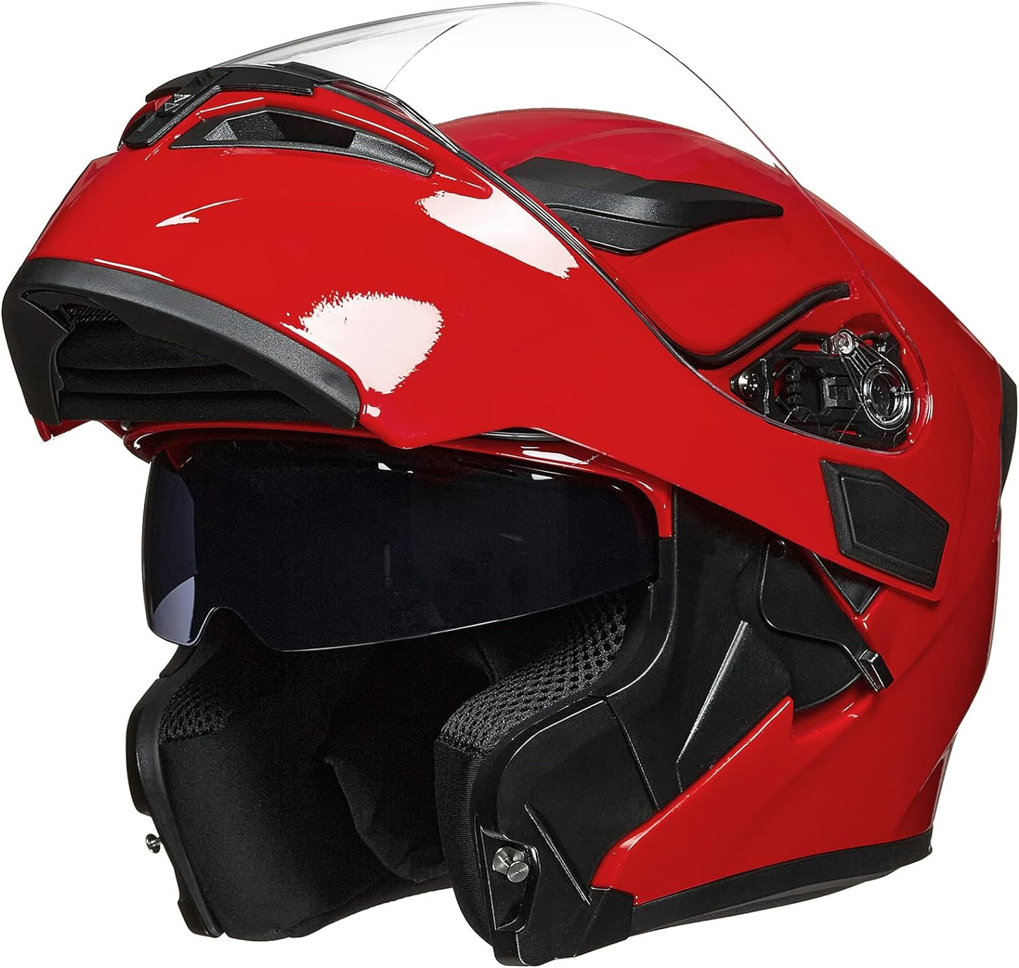 ILM Motorcycle Dual Visor Modular Full Face Helmet - 6 Colors