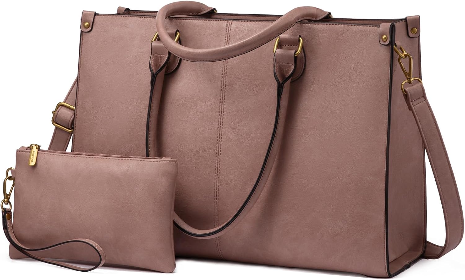 LOVEVOOK Laptop Bag for Women - Stylish 15.6 inch Tote Bag