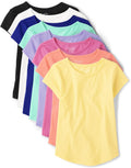 Girls' Short Sleeve High Low Tee - Everyday Staple for Layering