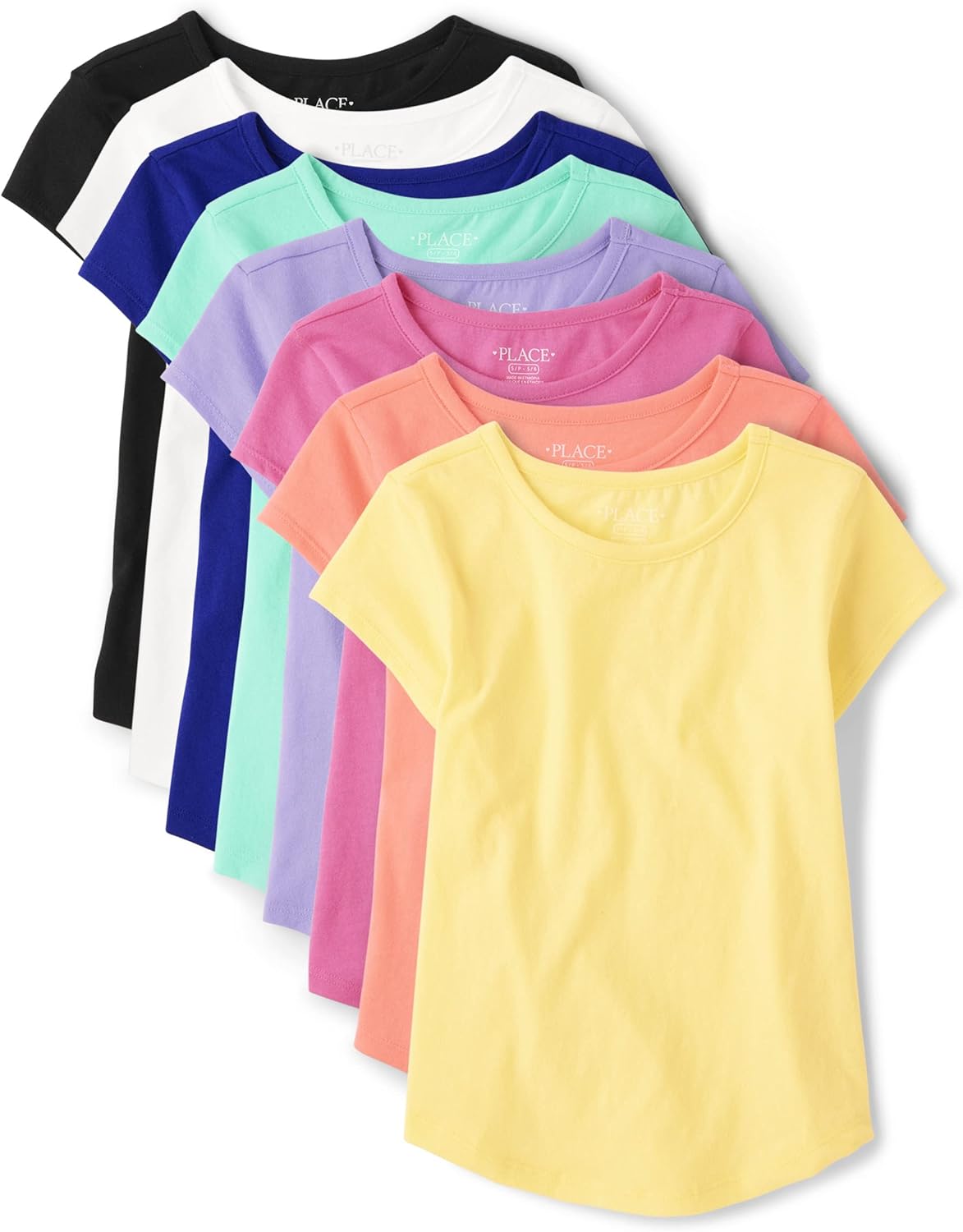 The Children's Place Girls' Short Sleeve High Low Tee for Kids