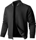 Mens Loose Fit Lightweight Bomber Jacket - Comfortable Casual Layer