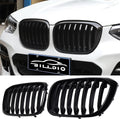 X3 G01 X4 G02 Black Kidney Grille - Gloss Single Slat for 2018-2021