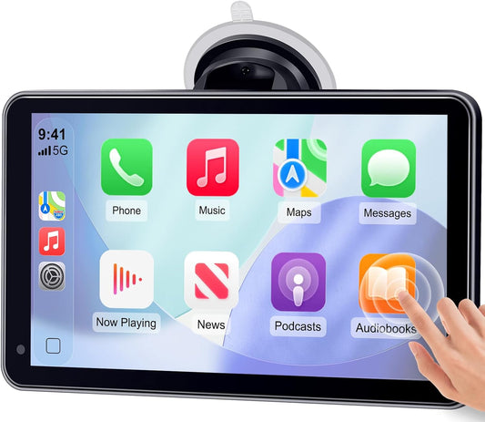 Carplay for Apple Portable Car Screen: 7 Inch Touchscreen Setup