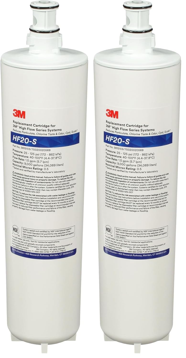 3M Water Filtration Replacement Cartridge for Ice Maker Machines