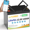FLLYROWER 12V 100Ah LiFePO4 Battery - Long-Life Deep Cycle